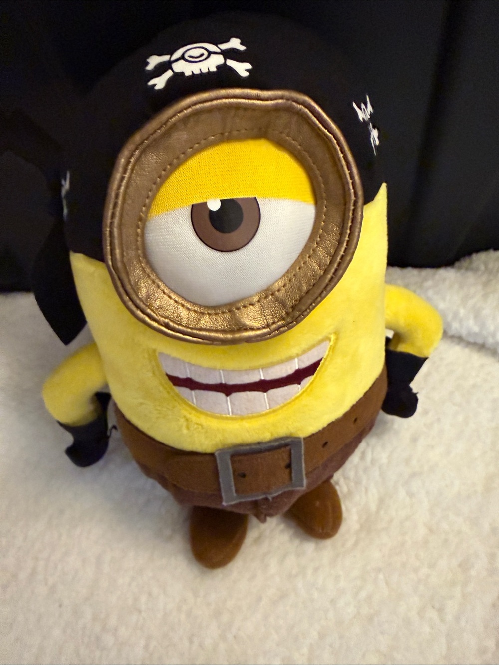 Minion Pirate Plush Costume for Kids - Yellow Pirate Outfit